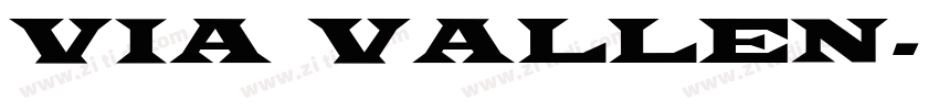 VIA VALLEN字体转换